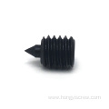 DIN915Full Black Dog Point Hexagon Socket Grub Screw